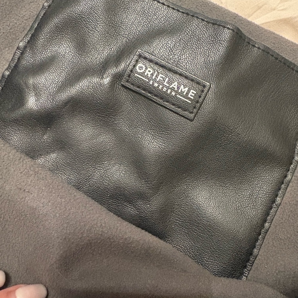 Black Leather Men's Bag